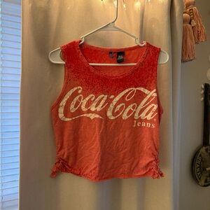 Coca Cola Red Crop Top with Logo